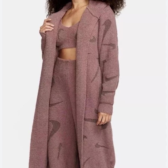 Nike Sweaters - Nike Phoenix Boucle Long Knit Cardigan